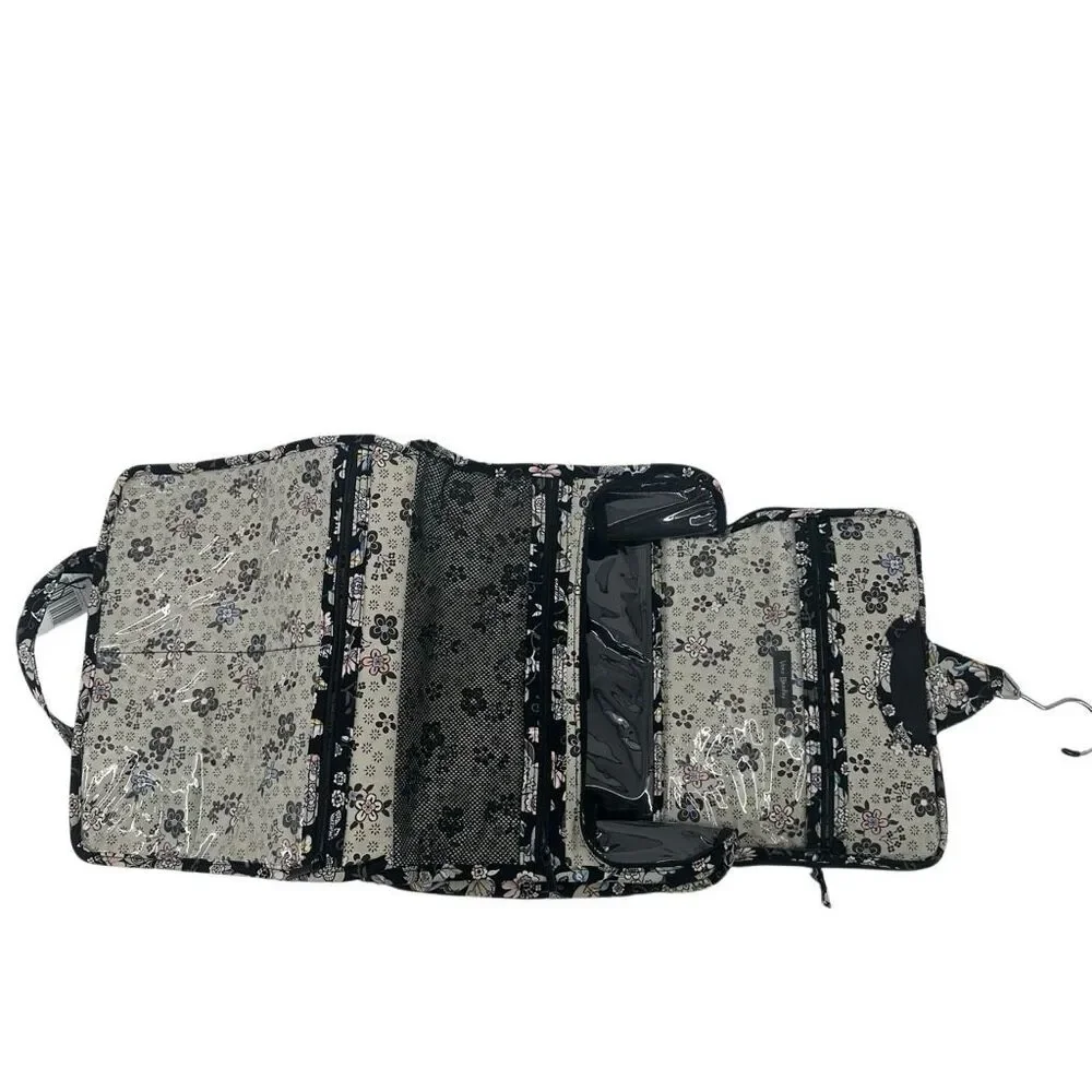 Vera Bradley Iconic Hanging Travel Cosmetics Organizer Holland Garden Floral NWT - Picture 4 of 12